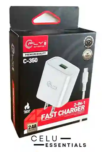 Cargador 2en1 Carga Rapida Usb Tipo C