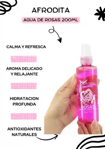 Afrodita Agua De Rosas 200ml