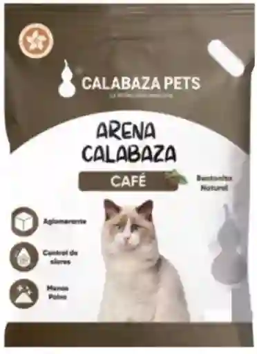 Arena Bentonita Café (4.5kg) - Calabaza Pets