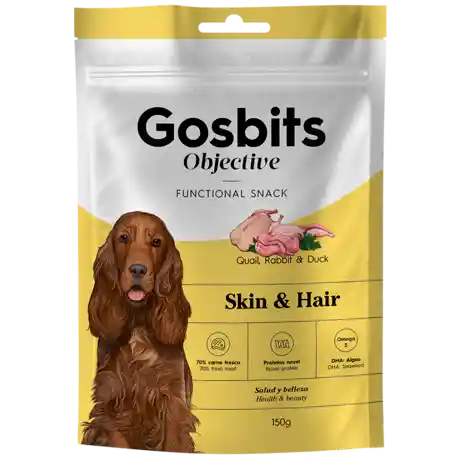 Snack Gosbits Dog Objective Skin Hair 150gr