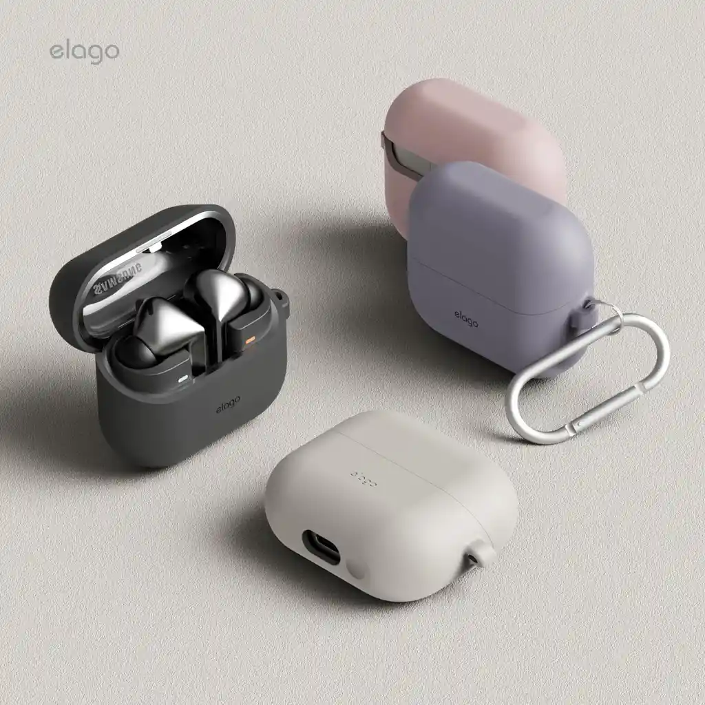 Elago Estuche Para Galaxy Buds 3 / Buds 3 Pro Con Arnés En Lavanda