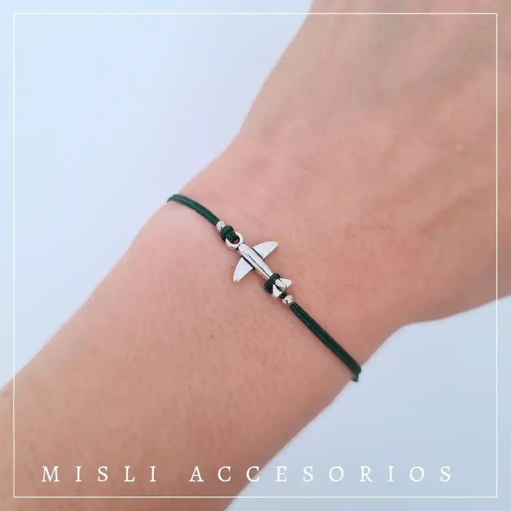 Set Pulseras Avión Para Compartir