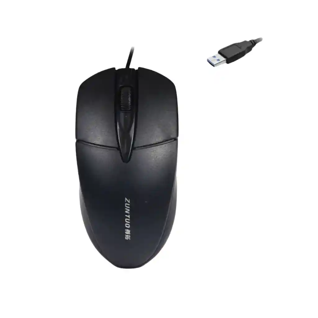 Raton Mouse Alambrico Ergonomico Oficina Escolar Pc Zuntuo M9