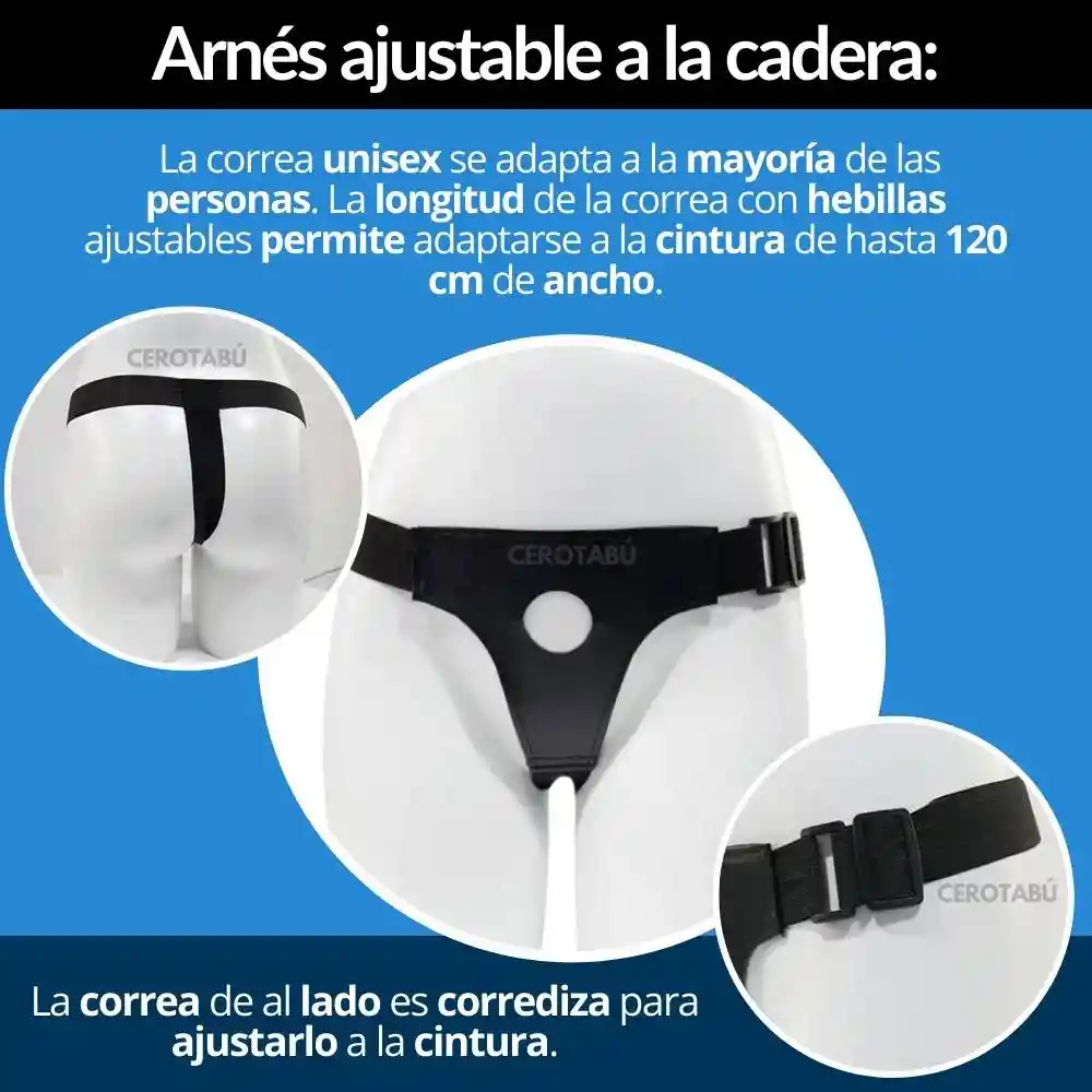 Kit Arnes Hueco + Dildo Vibrador Realista + Dildo Doble Penetracion