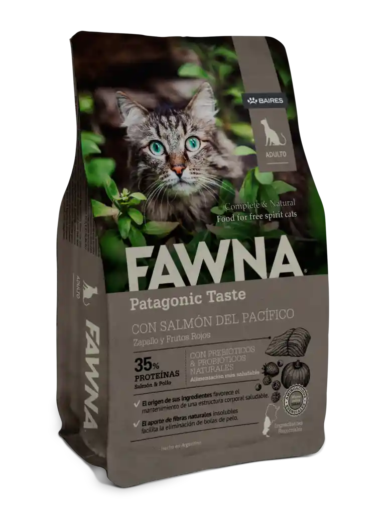 Fawna Salmón Del Pacífico Gato Adulto (3kg)