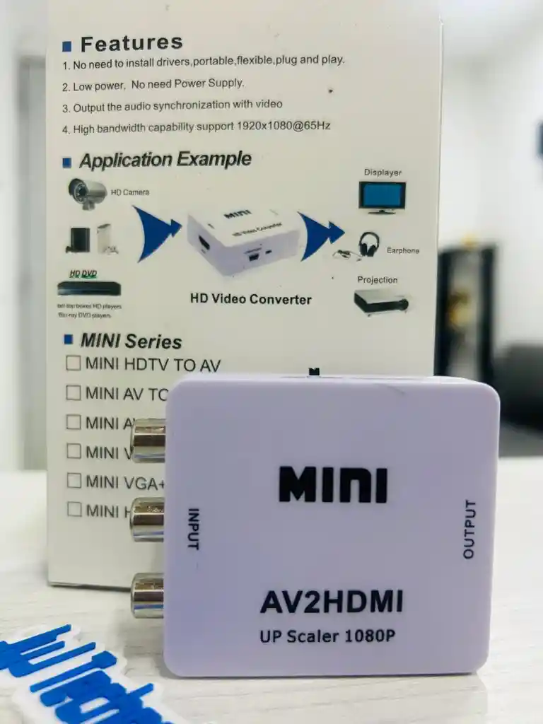 Convertidor Rca A Hdmi 1080p