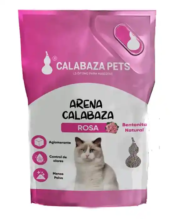 Arena Calabaza Pets Rosa (10kg)