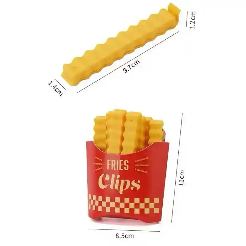 Clips O Ganchos Para Sellar Bolsas Papas Fritas X12 Uds.