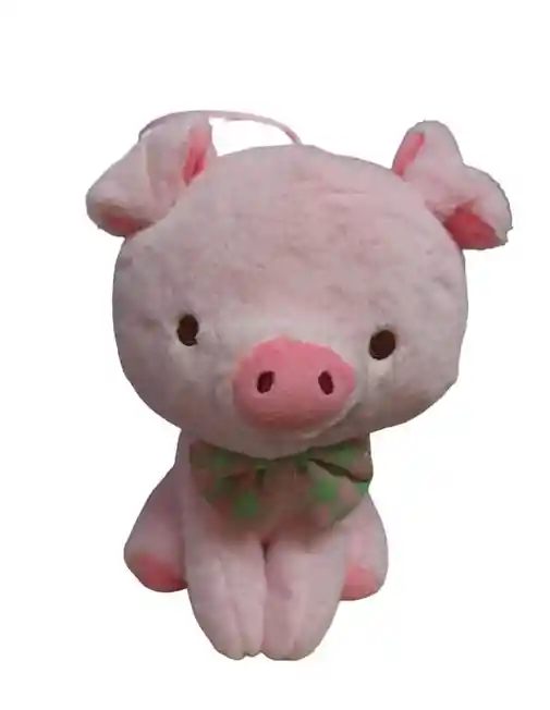 Peluche Cerdito Rosado Con Corbatin