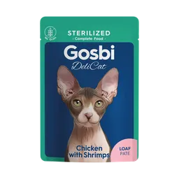 Pouch Delicat Sterilized Chicken Shrimps 70gr