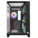 Caja Atx Iceberg Crystal Cube Xl (negro)