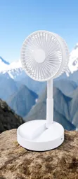 Mini Ventilador Plegable Portatil Recargable Blanco