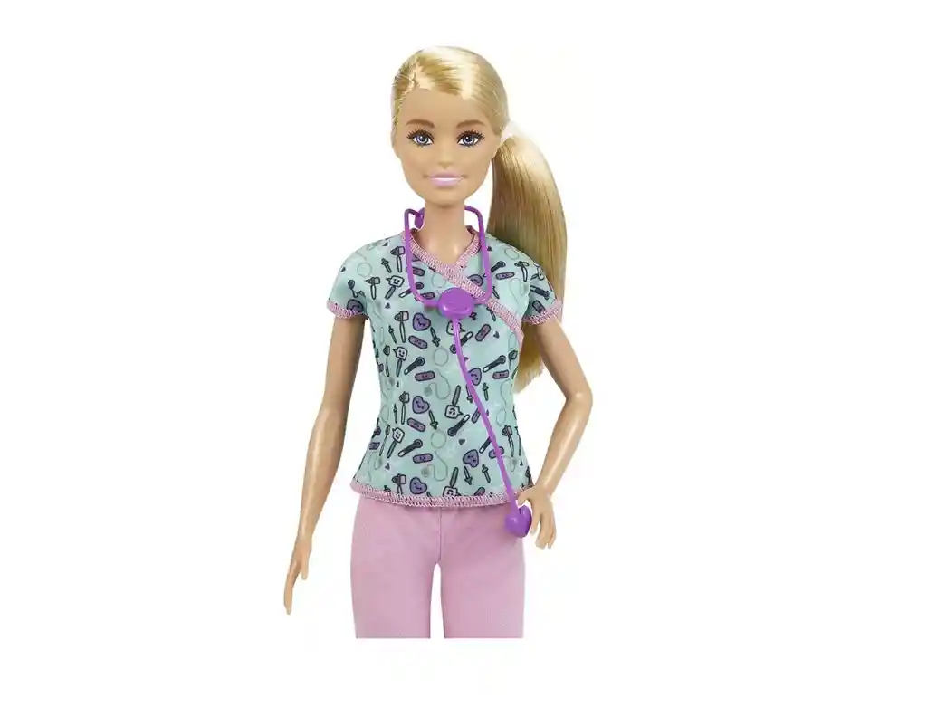 Muñeca Barbie Enfermera Profesiones De Mattel Gtw39