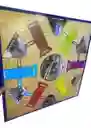 Parqués Magnético Plegable Doble Cara 6 Y 4 Puestos45x45