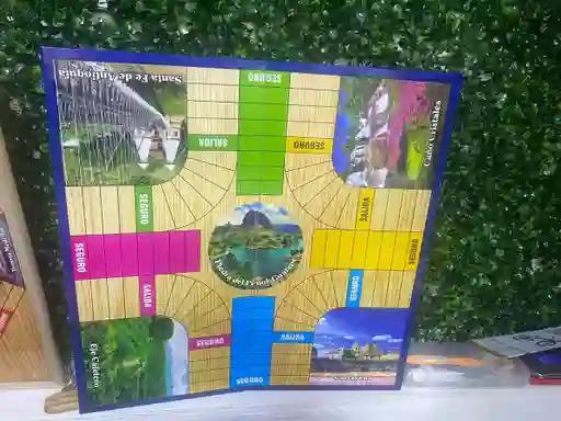 Parqués Magnético Plegable Doble Cara 6 Y 4 Puestos45x45