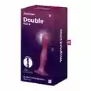 Dildo Satisfyer Double Ball-r Unisex Vaginal O Anal Con Bolas Con Peso