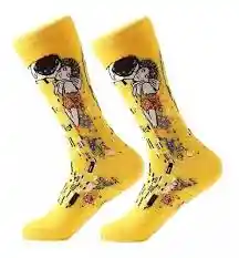 Regalo Calcetines Divertidos Animados El Beso De Gustv Klimt