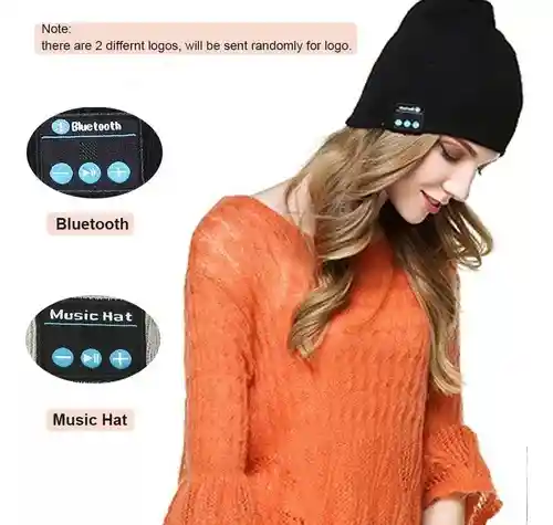 Gorro Pasamontaña Auriculares Bluetooth Altavoz Micrófono Llamadas