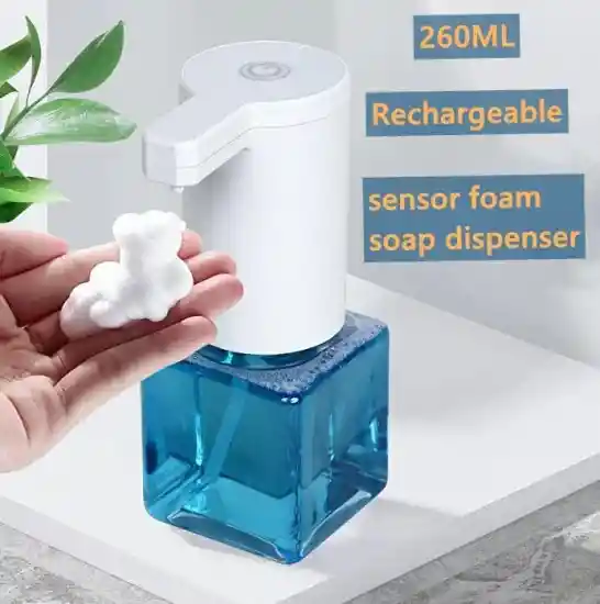 Dispensador De Jabón En Espuma Sensor Recargable