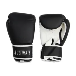 Guantes Boxeo Pro 12 Oz Negro / Blanco