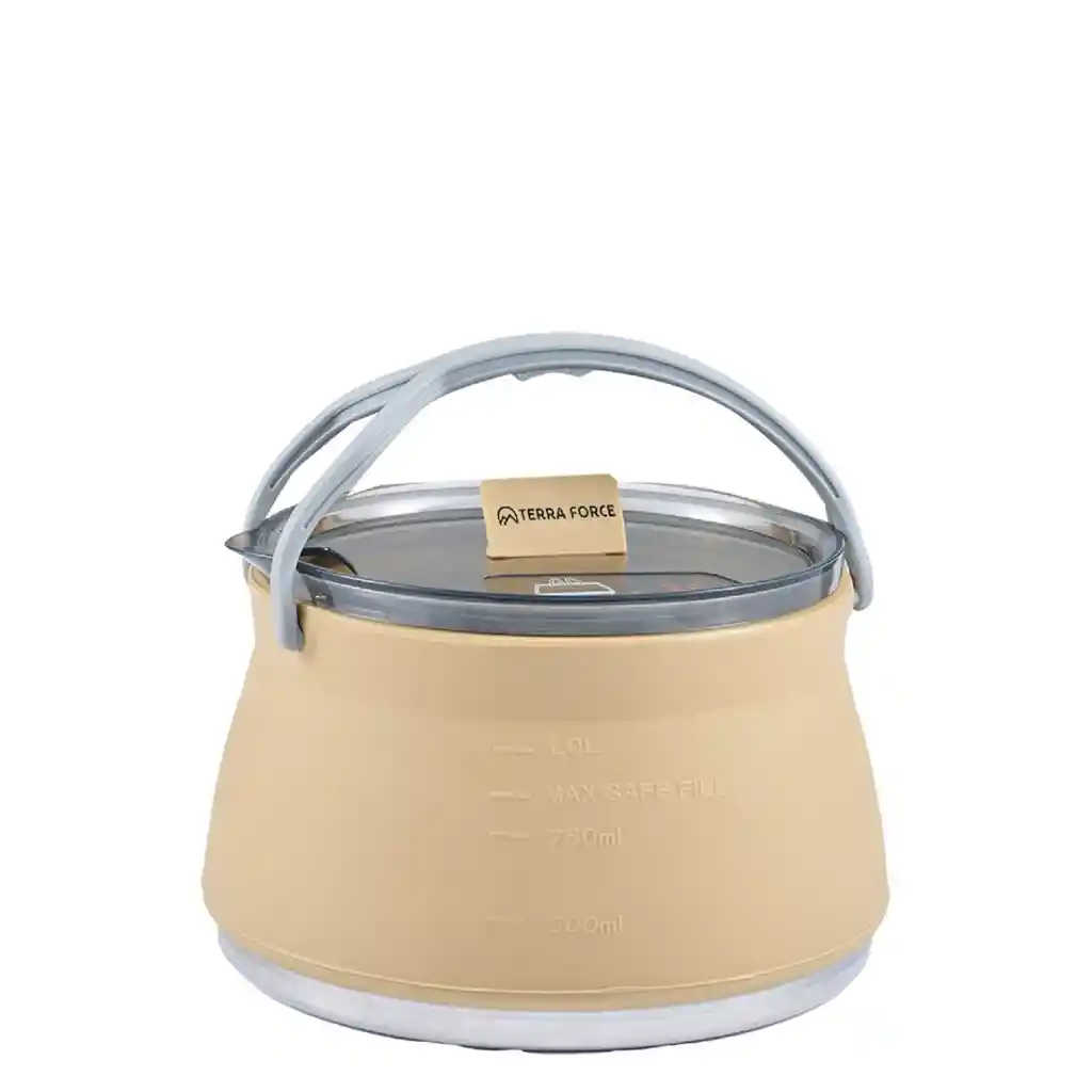Olla Camping Plegable Silicona 1 L