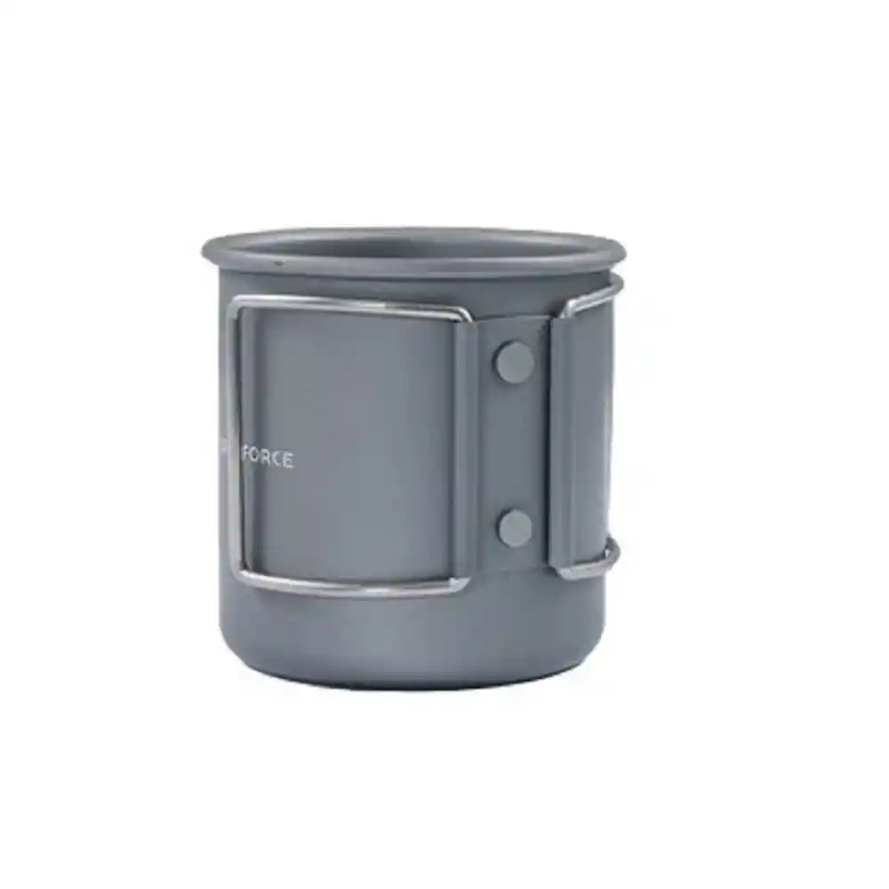 Taza Aluminio Camping 300ml Gris