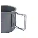 Taza Aluminio Camping 300ml Gris