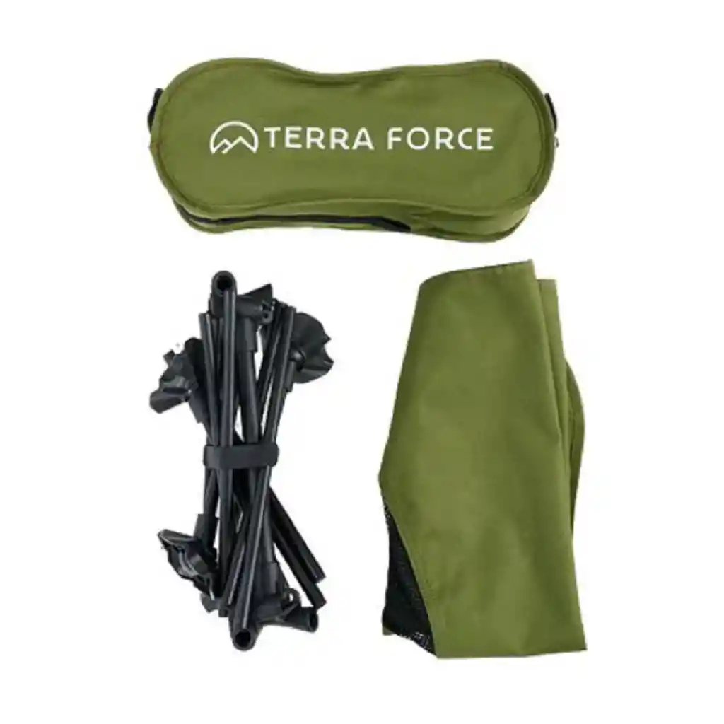 Silla Plegable Camping Ultra Portable Verde