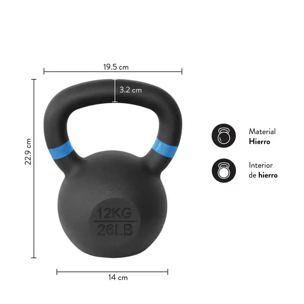 Kettlebell Elite 12 Kg