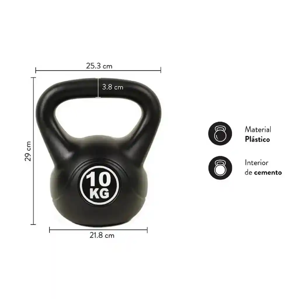 Kettlebell - Pesa Rusa 10 Kg