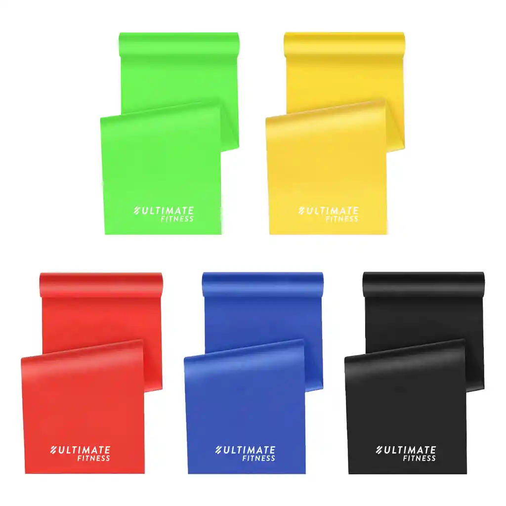 Set De 5 Bandas Elásticas De Resistencia