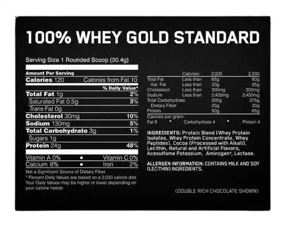 Whey Gold Standard 100% 2lb Vainilla