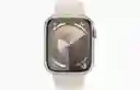 Apple Watch Series 9 Gps 45mm Aluminio Blanco Sport Band Blanca M/l