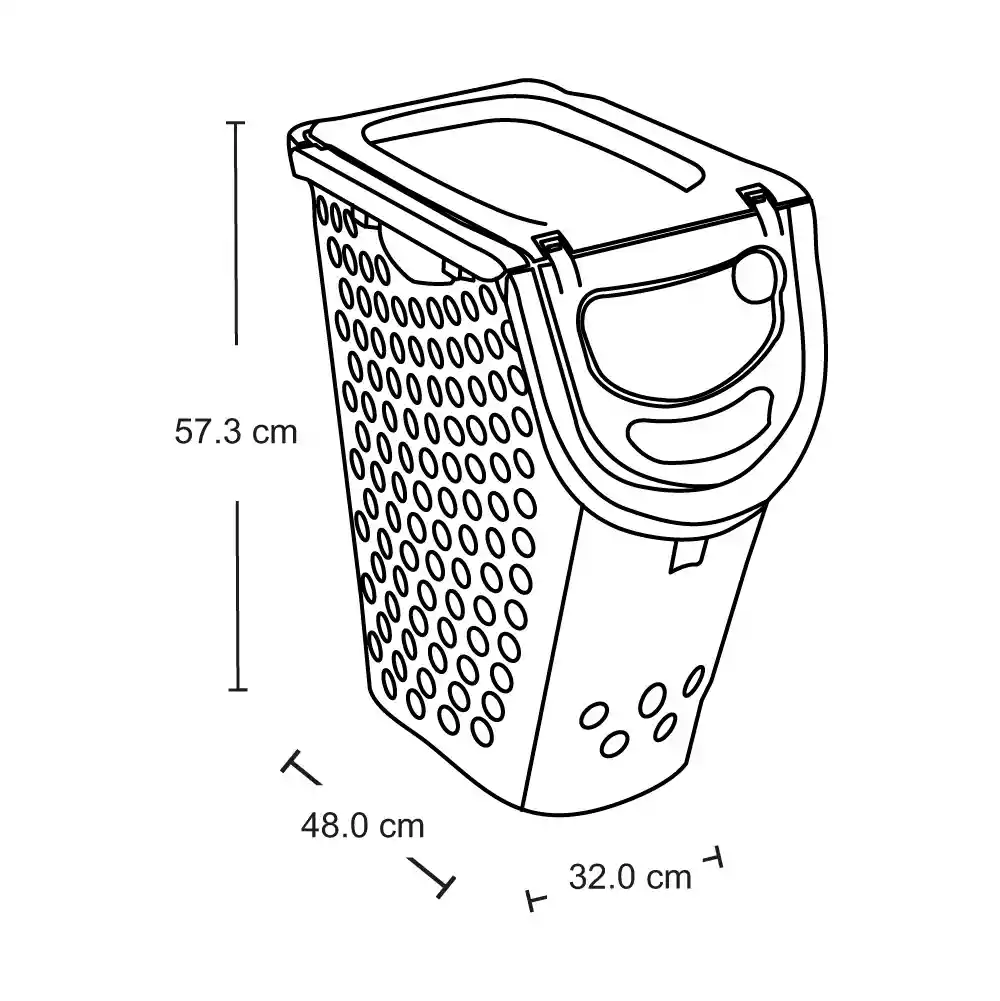 Cesta Para Ropa Plus Taupe