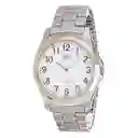 Reloj Qq Qyq Q206j404y Casual Acero Hombre + Estuche