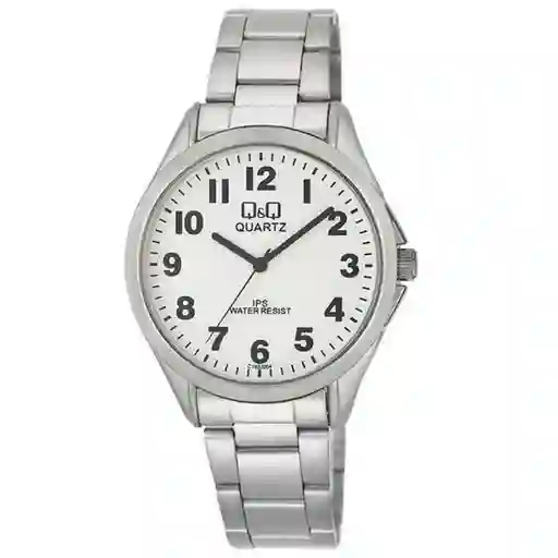 Reloj Qq Qyq C192j204y Casual Acero Hombre + Estuche