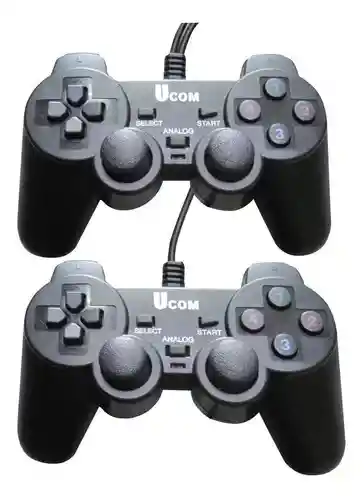 Juego De 2 Controles Para Pc, (2 Jugadores)