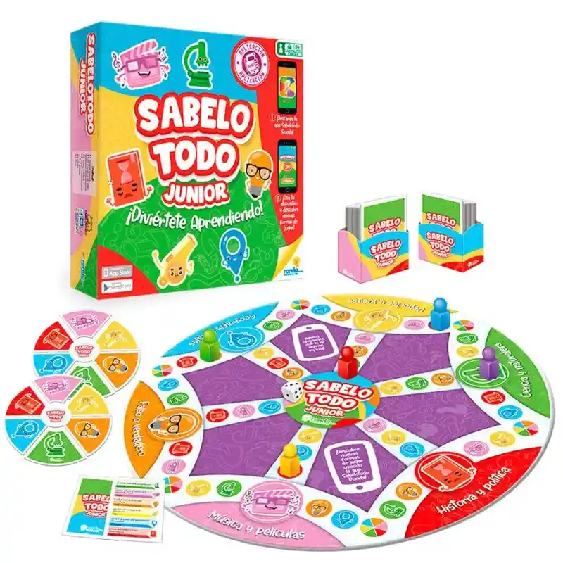 Juego De Mesa Sabelo Todo Junior Ronda Para Niños Niñas