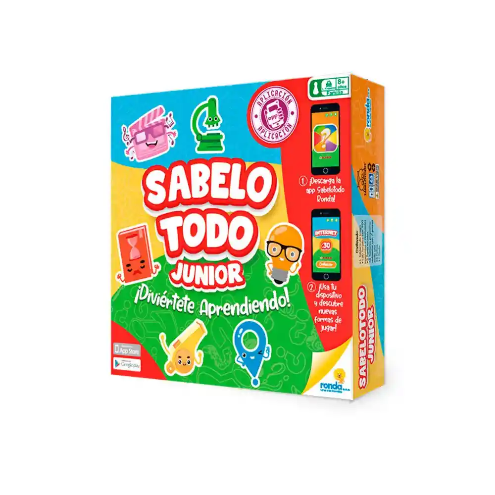 Juego De Mesa Sabelo Todo Junior Ronda Para Niños Niñas