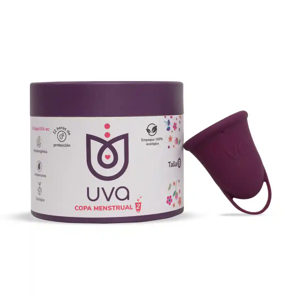 Copa Menstrual Uva 2 Talla B Morado