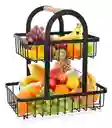 Organizador Cesta De Frutas Y Verduras Dos Niveles Frutero