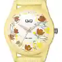 Reloj Qq Qyq Floral Deportivo Dama Impermeable + Estuche