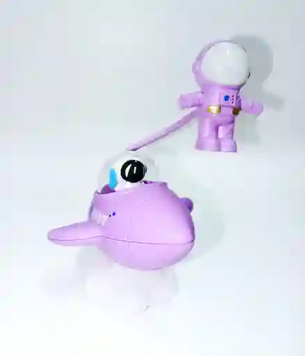 Lamapara De Mesa Astronautas Morado Bjj228b