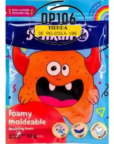 Foamy Moldeable Naranja Pelikan 50 Gr Fomy