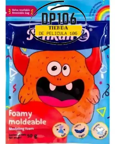 Foamy Moldeable Naranja Pelikan 50 Gr Fomy