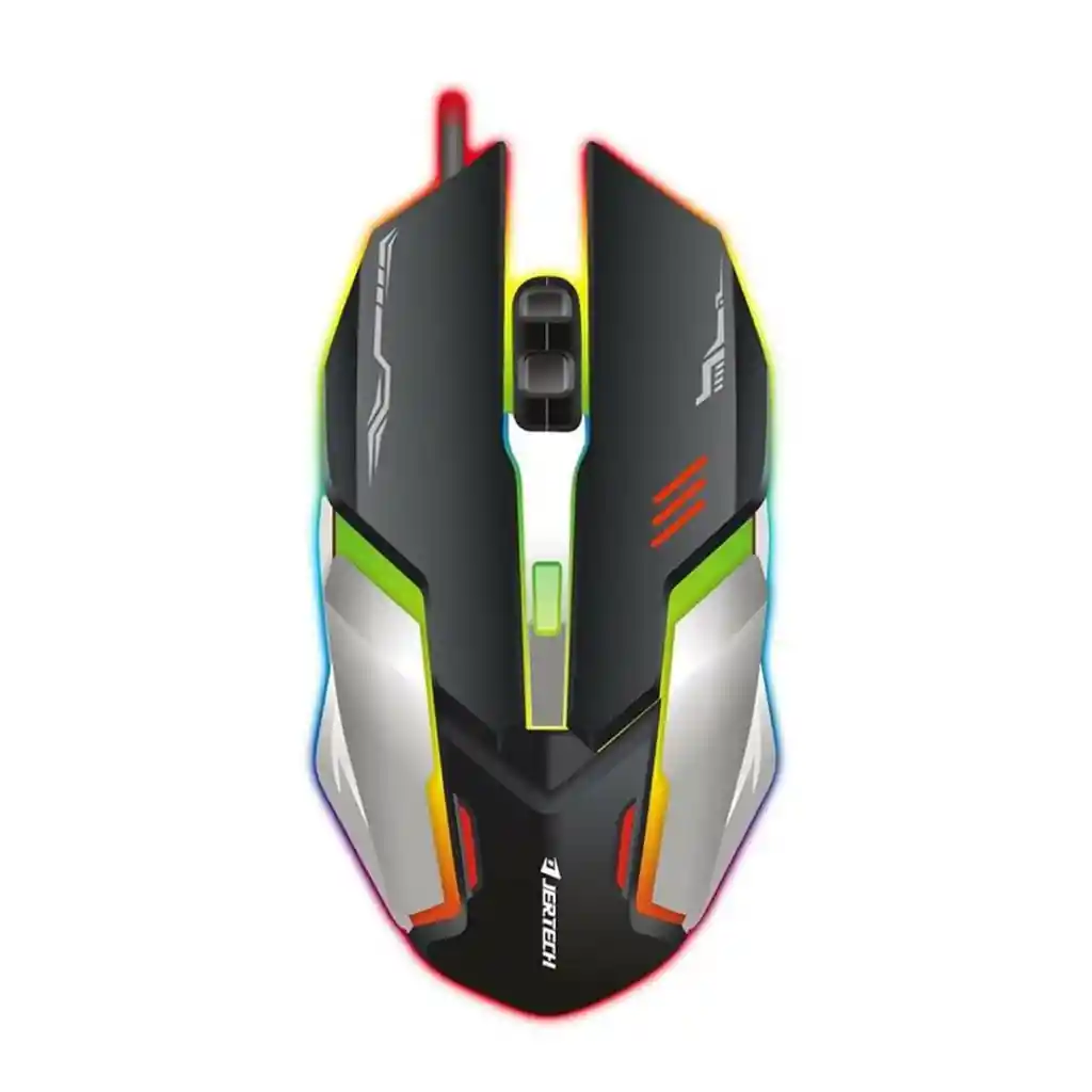 Raton Mouse Gaming Alambrico Gamer Luces Premium Jertech Xp11