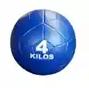 Balón Peso Pelota Medicinal 4 Kg Gymball Crossfit Gimnasio - Azul