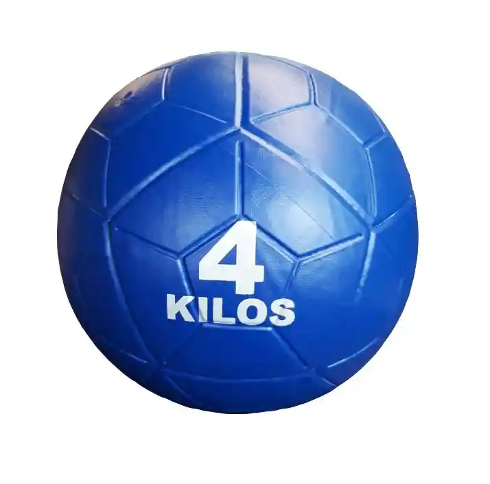 Balón Peso Pelota Medicinal 4 Kg Gymball Crossfit Gimnasio - Azul