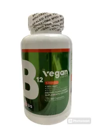 Vitamina B 12 5000gr X 30 Cap Vegan Vitamins