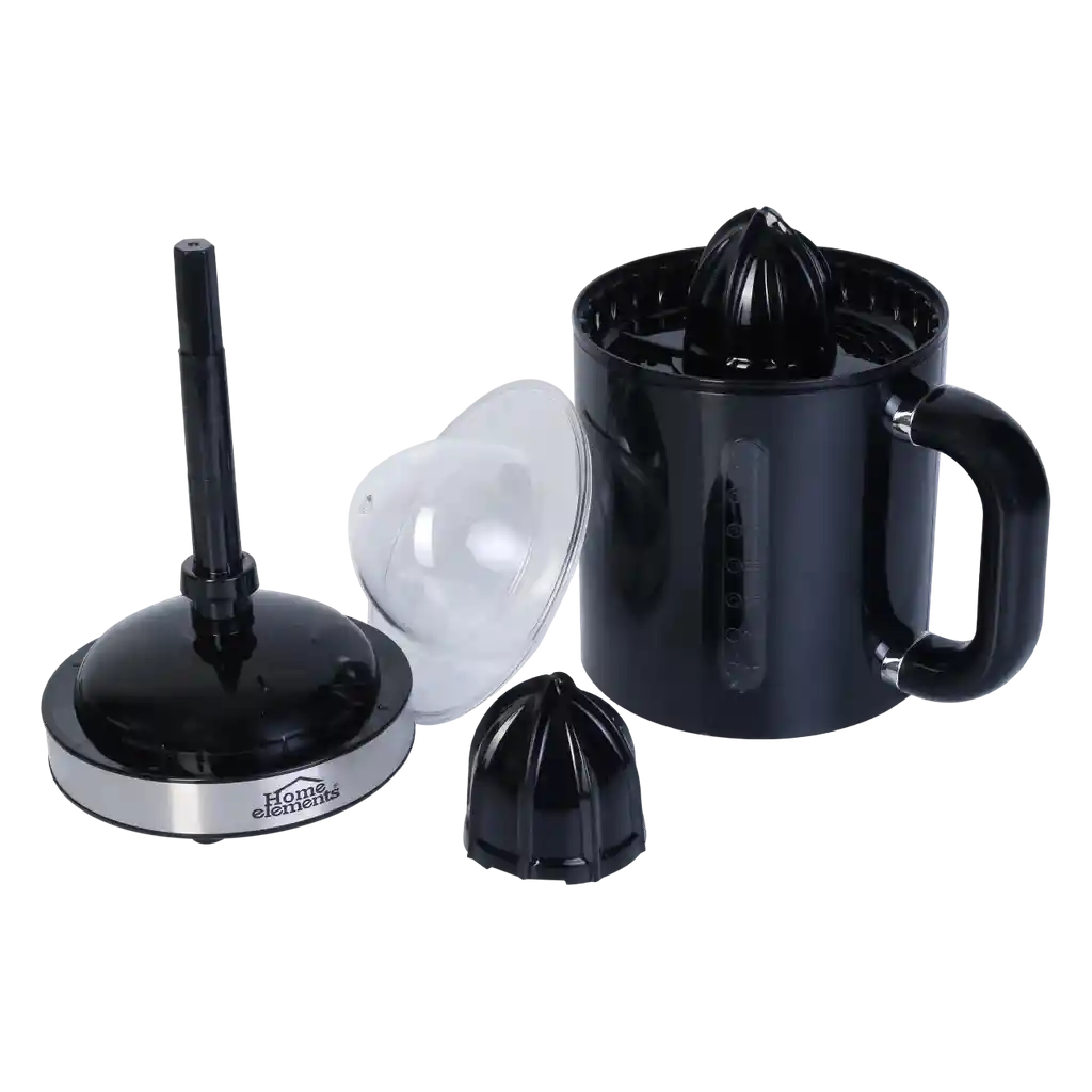 Exprimidor De Jugo 1,4 Litros Negro 8 Vasos Home Elements